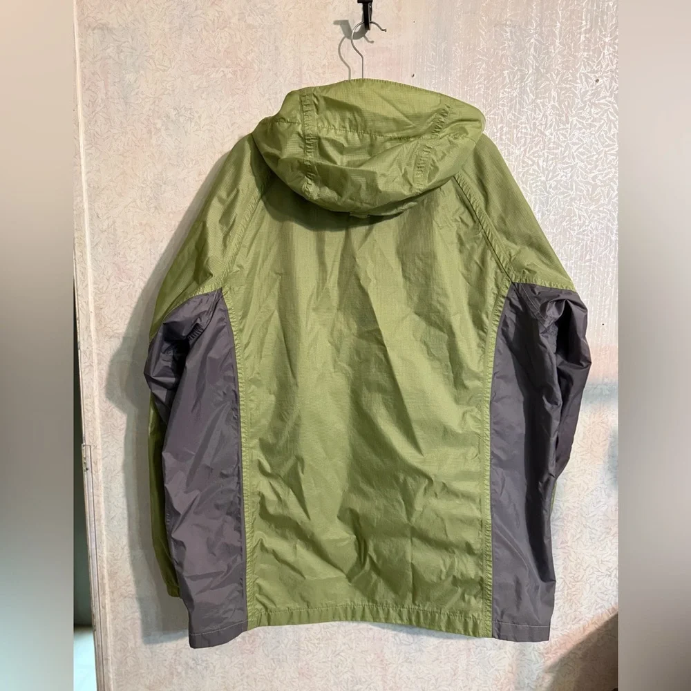 Stearns Dry Wear Green Full Zip Long Sleeve Rain Coat Hoodie Jacket Adult Lg